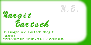 margit bartsch business card